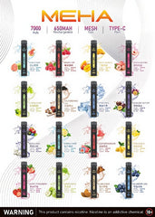 【 W倉 】MEHA 抛棄式7000口小黑條